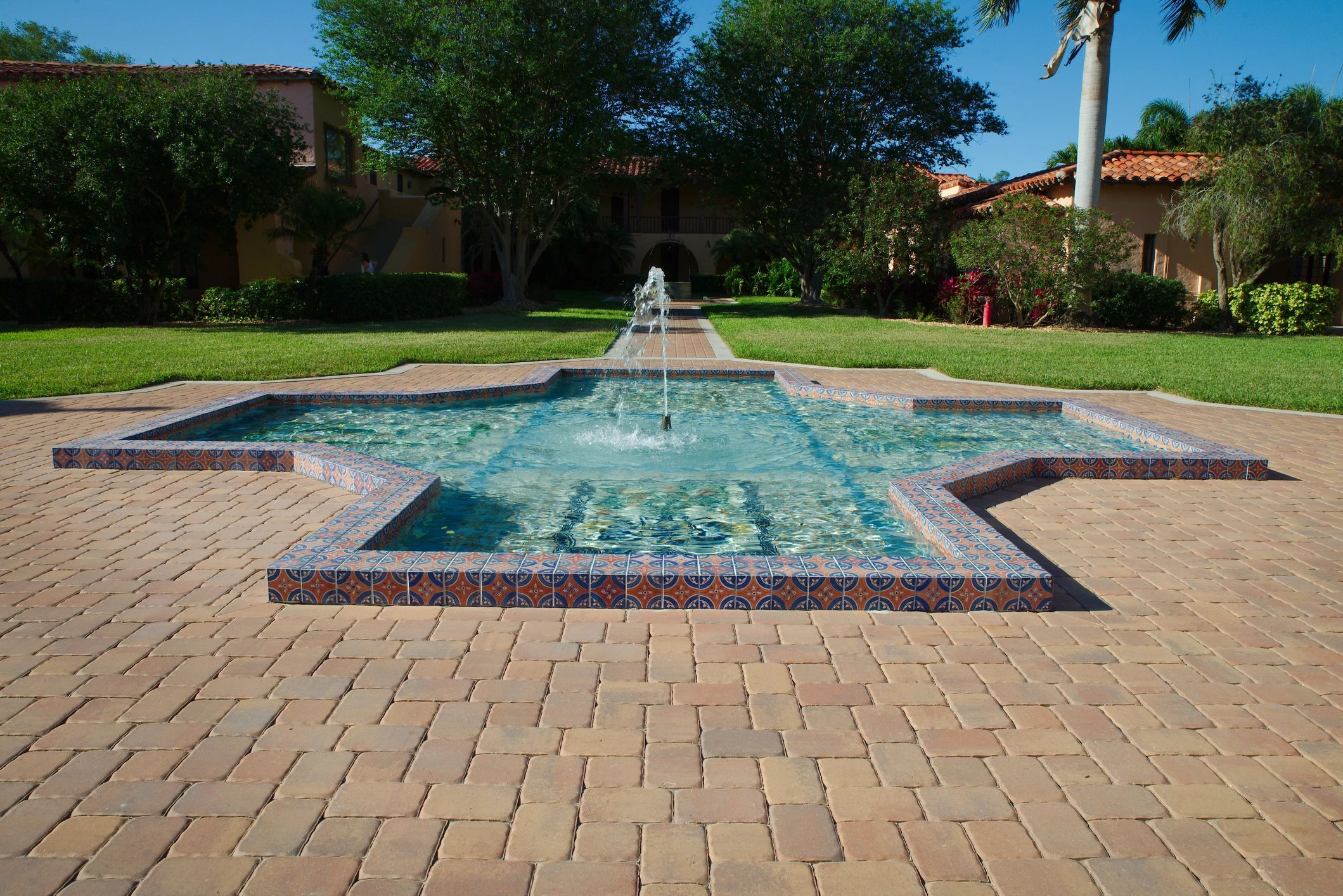Luxury fountain project setting